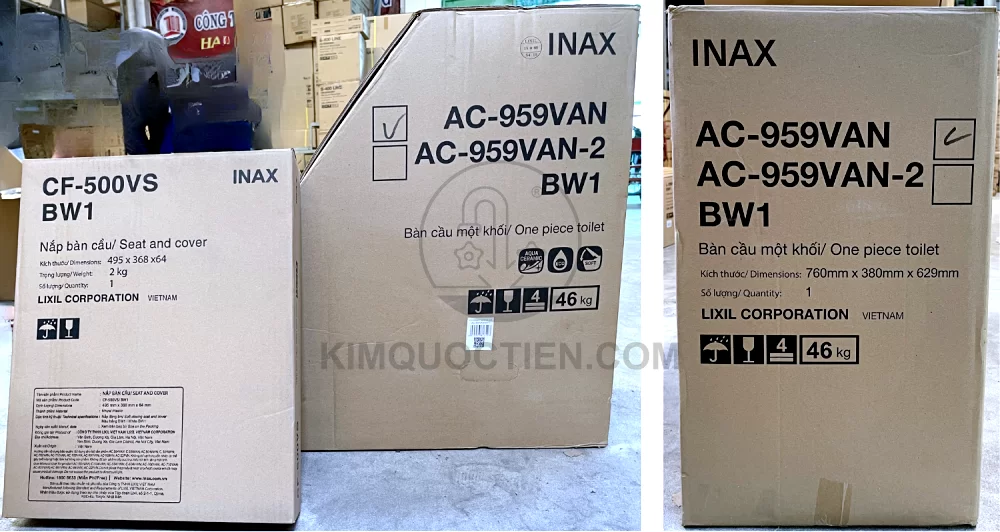 bồn cầu inax ac 959van