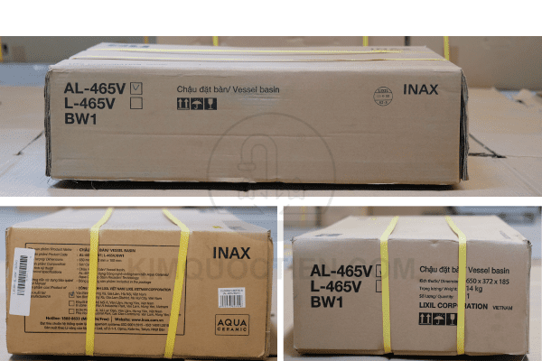 Chậu Rửa Lavabo INAX AL-465V Được Đóng Gói Cẩn Thận Trước Khi Giao Hàng