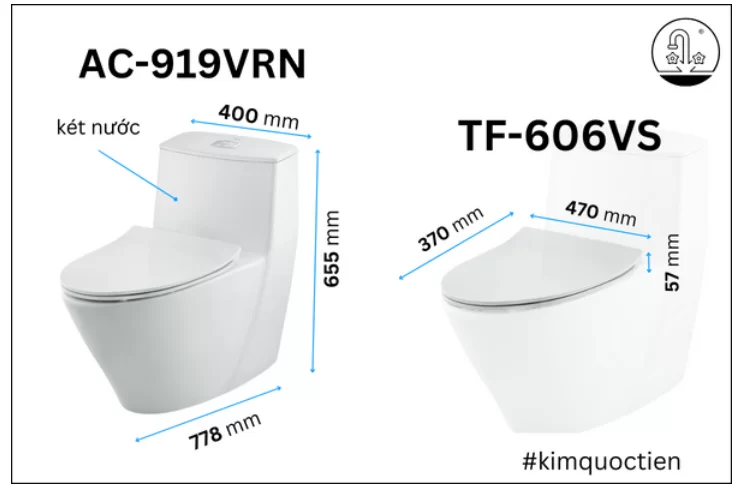 Bồn cầu khối 1 INAX AC-919VRN