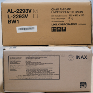 Chậu Rửa Lavabo INAX AL-2293V Âm Bàn Aqua Ceramic