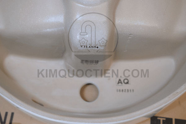 Thông tin mặt dưới của chậu rửa lavabo INAX AL-294V đặt bàn 