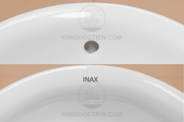 Thiết Kể Vàng Sang Trọng Mang Lại Vẻ Đẹp Cho Sản Phẩm Lavabo INAX AL-445V Đặt Bàn