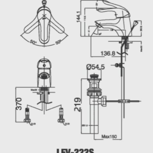 Vòi Lavabo INAX LFV-222S Nóng Lạnh
