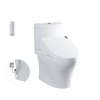 Bồn Cầu Điện Tử TOTO CS769DRW6#XW Kèm Nắp Rửa Điện Tử WASHLET Dòng C5 - TCF6531Z (220V)