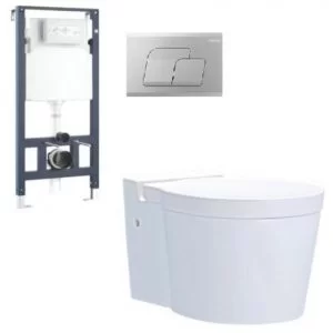 Bồn Cầu COTTO SC198817(F) Treo Tường Nắp Êm