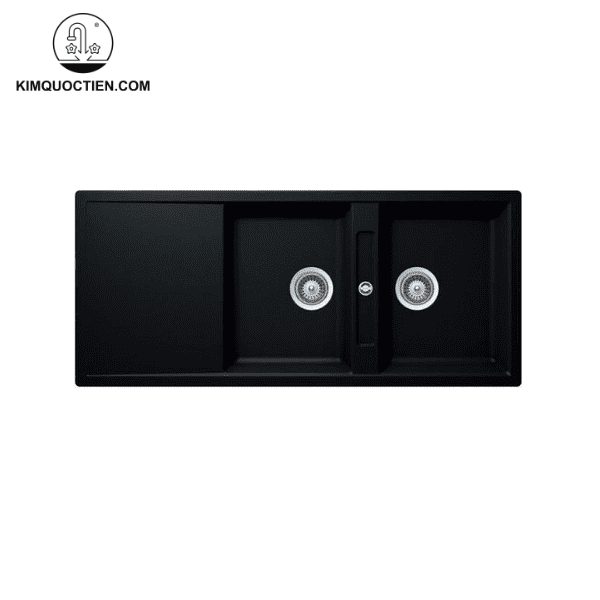 Chậu Rửa Chén HAFELE HS-GD11651 570.33.330 Đá Màu Đen không bám mùi và ngăn chặn sự phát triển của vi khuẩn