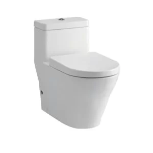Bồn cầu TOTO CW166RB#XW/ TC384CVK#W /T53P100VR 1 khối nắp đóng êm TC384CVK#W