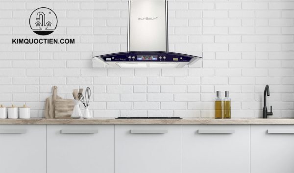 Máy Hút Mùi EUROSUN EH-70K06S Treo Tường 70cm tường kính sang trọng tạo điểm nhấn cho căn bếp