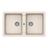 Chậu Rửa Chén HAFELE GALBA HS-GD8650 570.36.400 Đá Màu Kem