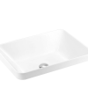 Chậu Rửa Lavabo COTTO C001017 Đặt Bàn Kháng Khuẩn
