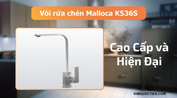 Vòi Chậu Rửa Chén MALLOCA K536S Nóng Lạnh