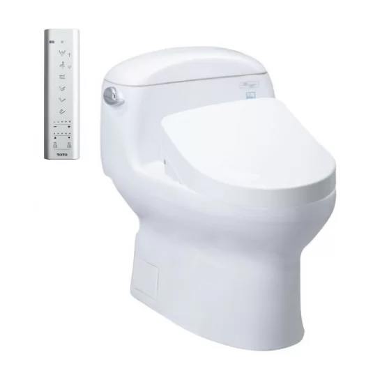 Bồn Cầu Điện Tử TOTO MS914CRW12#XW Kèm Nắp Rửa Điện Tử WASHLET (Loại Giấu Dây) Dòng S7 - TCF4911EZ (220V)
