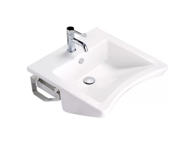 Chậu Rửa Lavabo COTTO SC00537 Treo Tường Kháng Khuẩn