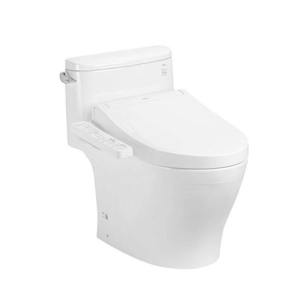 Bồn Cầu Điện Tử TOTO MS887CRW17#XW Kèm Nắp Rửa Điện Tử WASHLET (Loại Giấu Dây) Dòng C2 - TCF23460AAA (220V)