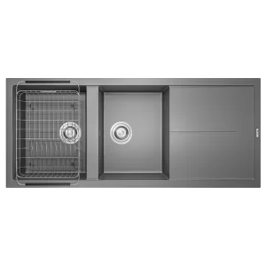 Chậu Rửa Chén KONOX LIVELLO 1160 Grey Màu Xám