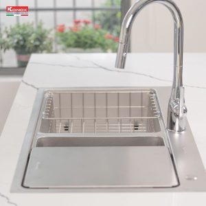 Chậu Rửa Chén KONOX KN8651TD Dekor 2 Hộc Inox