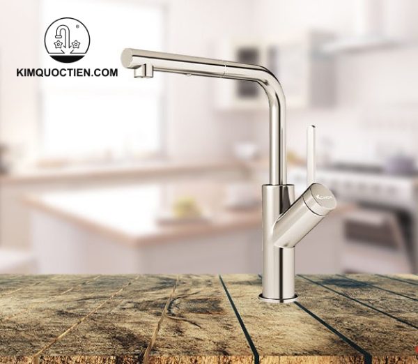 Vòi Rửa Chén KONOX Artan Nickel Dây Rút thiết kế tinh tế bền bỉ
