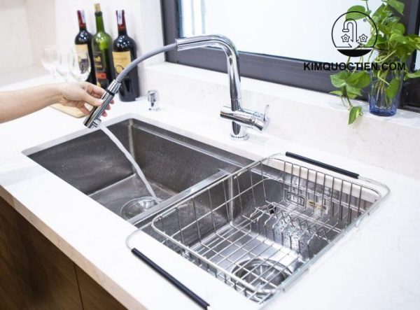Vòi Rửa Chén KONOX KN1337 Dây Rút được thiết kế với kiểu dáng hiện đại độc đáo
