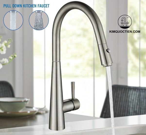 Vòi Rửa Chén KONOX KN1901N Dây Rút chính hãng độ bền tốt