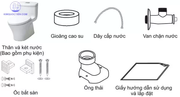 Cách lắp đặt bồn cầu inax