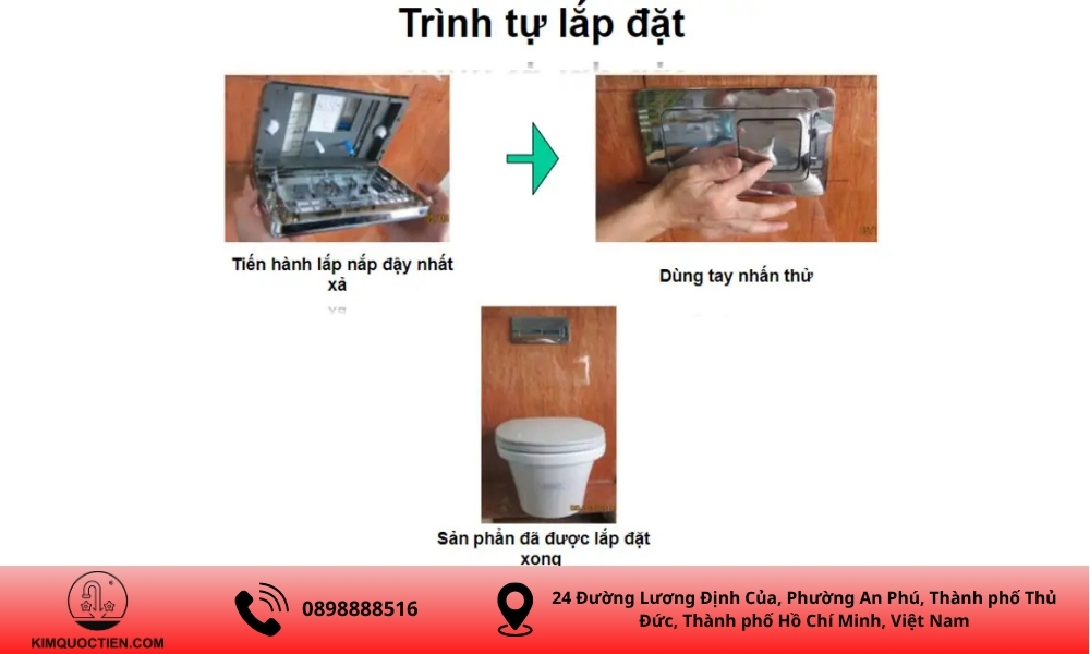 cách lắp đặt bồn cầu TOTO