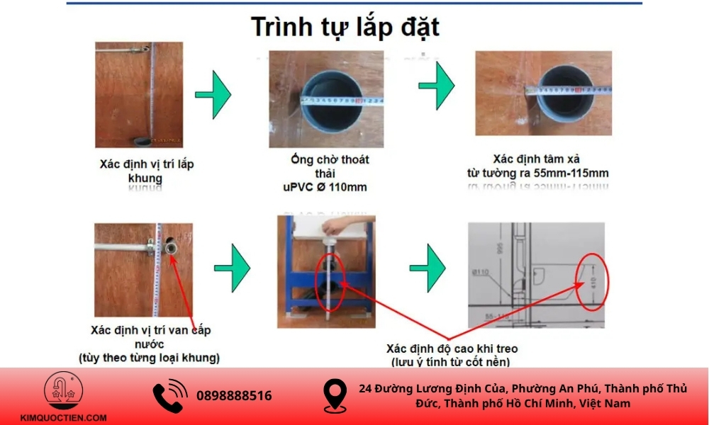 cách lắp đặt bồn cầu TOTO