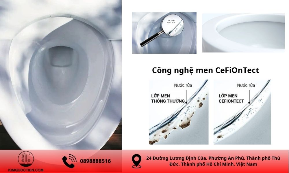 công nghệ bồn cầu toto
