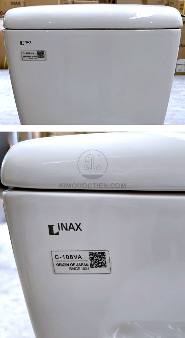 Bồn Cầu INAX C-108VA (C108VA) 2 Khối Nắp Thường Giá Rẻ