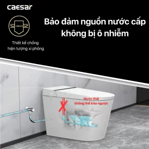 Bàn cầu thông minh CAESAR - CA1389H