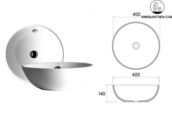kích thước chậu rửa mặt