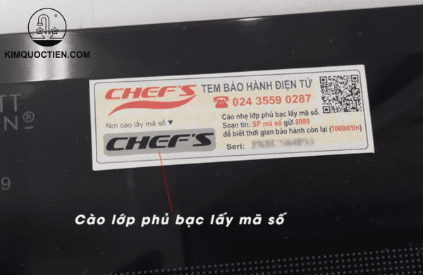 Chính sách bảo hành thương hiệu chefs