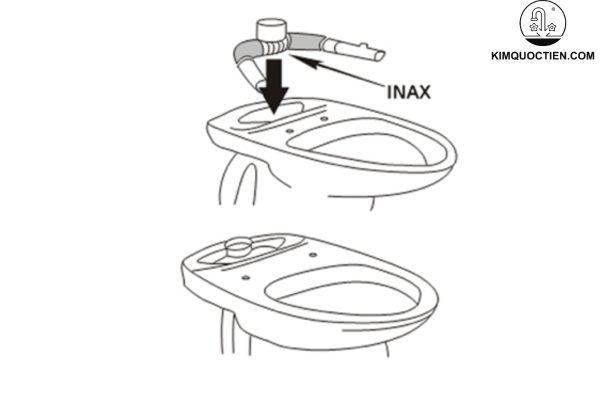 cách lắp bồn cầu inax 504