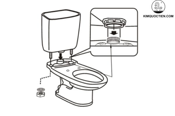 cách lắp bồn cầu inax 504