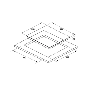 Bếp Điện HAFELE HC-R603D 536.01.901 3 Vùng Nấu