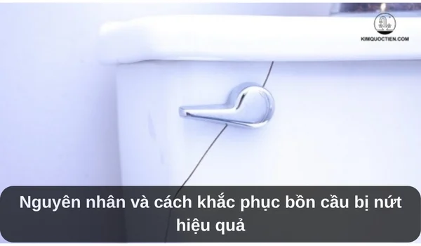 bồn cầu bị nứt