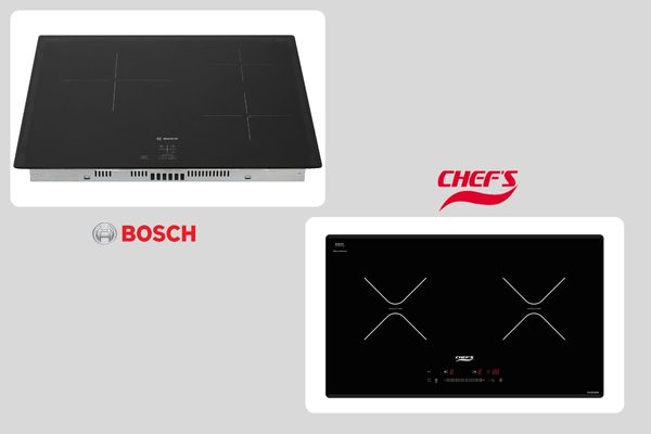 So sánh bếp từ Bosch và Chefs chi tiết: Nên mua loại nào?