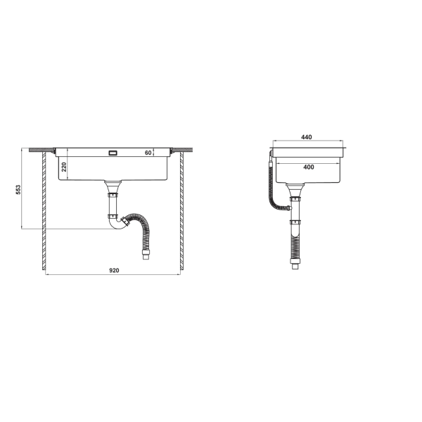 Chậu Rửa Chén HAFELE HS21-SSN1S90 567.94.020