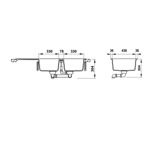 Chậu Rửa Chén HAFELE HS-GD11651 570.33.530 Đá Màu Xám