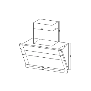 Máy Hút Mùi Áp Tường HC-H901WB Hafele 533.83.655