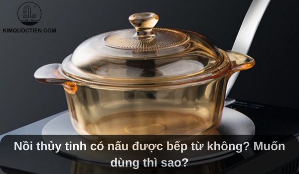 nồi thủy tinh có nấu được bếp từ không