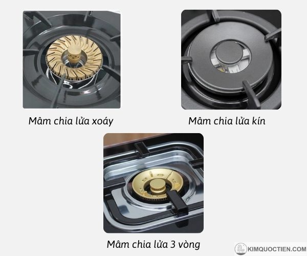 bộ chia lửa bếp ga