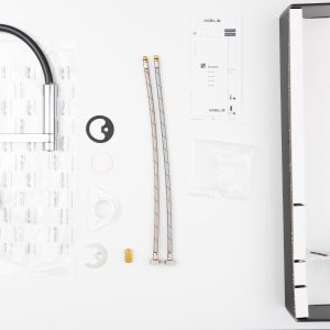 VÒI BẾP NÓNG LẠNH CẦN MỀM 2 DẦU XẢ