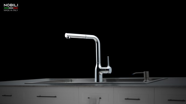 VÒI Rửa Bát DÂY RÚT NÓNG LẠNH MANIA NB215T