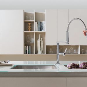 VÒI BẾP NÓNG LẠNH CẦN MỀM 2 DẦU XẢ