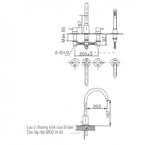 Sen tắm gắn bồn INAX BFV-7000B
