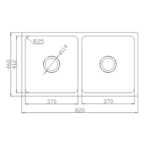 Chậu rửa bát Konox KN8246DU Dekor