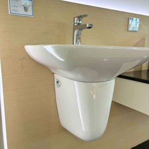 Chậu lavabo Inax AL-289VFC treo tường
