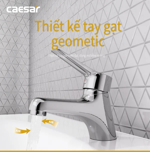 Vòi lavabo Caesar nóng lạnh B330CU
