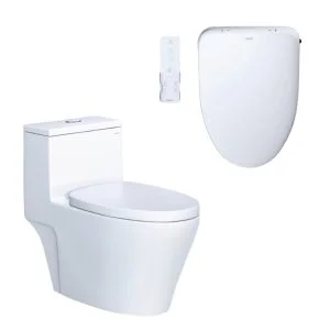 Bồn cầu 1 khối nắp điện tử Caesar C1356F/TAF710H