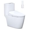 Bồn cầu 1 khối nắp điện tử Caesar C1364F/TAF710H